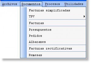 menu documentos